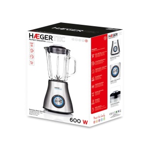 HAEGER LQ-600.007A BLENDER SA FUNKCIJOM DROBLJENJA LEDA 1,5L 600W - Img 3