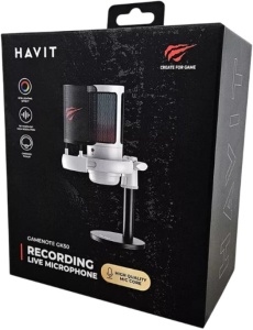 HAVIT raèunarski mikrofon GK50 RGB beli - Img 3