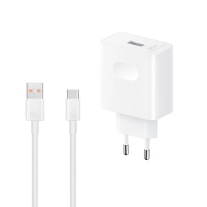 HONOR kućni punjač super charge 80W Beli + kabl Type A na Type C