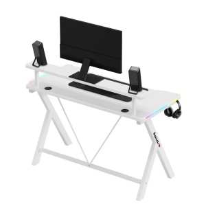 Huzaro Hero 1.9 Beli RGB Gaming sto 120x60cm - Img 2