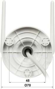 IMOU IPC-S3EP-5M0WE AI IP WIFI 5MP BULLET 3 KAMERA, IMOU SENSE, IC 30M + BELI LED, 2.8MM, MIKROFON - Img 2