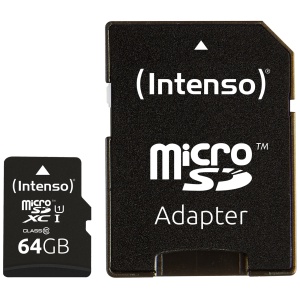 (Intenso) Micro SDHC/SDXC kartica 64GB Class 10, UHS-I +adapter, Pro - MicroSD 64GB Class10 UHS-I Pro - Img 2