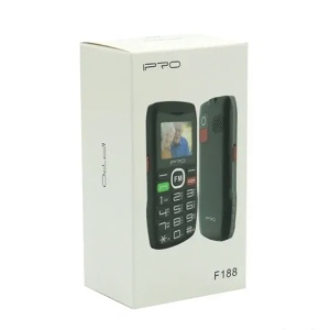 IPRO Senior F188 black Feature mobilni telefon 2G/GSM/1000mAh/32MB/DualSIM/Srpski jezik - Img 3