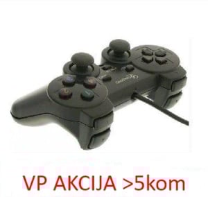 JPD-THRILLERSHOCK-BOX ** Gembird USB 2.0 analog vibration gamepad black(alt. JPD-UDV-01 (343) - Img 1