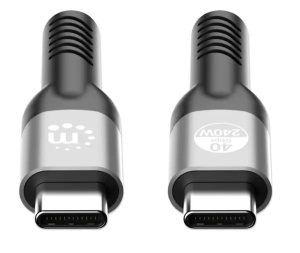 Kabl Manhattan 356381 USB-C M/M 3.1/8K/60Hz/Thunderbolt 4/40Gbps/PD/2m - Img 3
