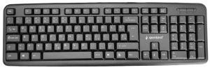 KB-U-103-YU ** Gembird Standardna tastatura SRB (YU) layout black USB (404)
