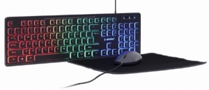 KBS-UML-01 Gembird 3-in-1 backlight set tastatura, mis i podloga FO - Img 3