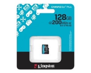 KINGSTON Memorijska kartica U3 V30 microSDXC 128GB Canvas Go Plus 200MB/s A2 SDCG4/128GBSP