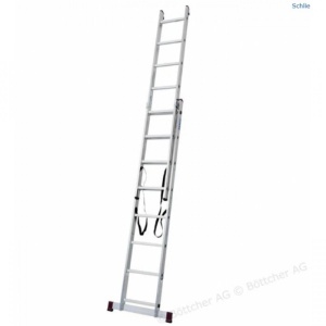 Krause Corda Dvodelne Aluminijumske Merdevine 2x8 - 3,9m - Img 3
