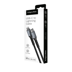 KRUGER&MATZ USB-C na Lightning MFi kabl za punjenje i sinhronizaciju, dužina 1 m, model KM1267 - Img 3