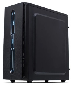 Kuciste Joker K27 ATX, providna stranica, ugradjen 1x RGB kuler, crno - Img 2