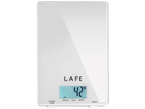 LAFE Digitalna kuhinjska vaga staklena do 5kg preciznost 1g bela Precision White - Img 2