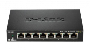 LAN Switch D-Link DGS-108GL/E 10/100/1000Mbps 8port Metal Gigabit