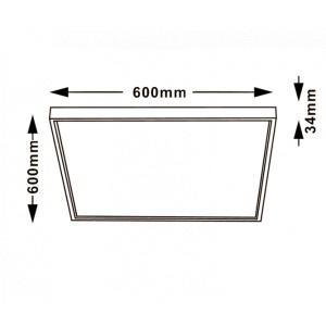 LED PANEL N/Z KNS5-48W 3000/4000/6000K 6060