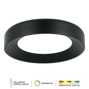 LED plafonska lampa F2096-67C BK