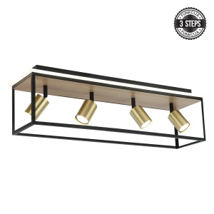 LED plafonska lampa FG152-4 BK+WD - Img 3