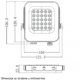 LED REFLEKTOR IK03 20 W 6500K - Img 3