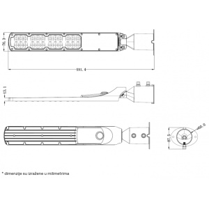 LED ULICNA SVETILJKA RA-100W 6000K - Img 2
