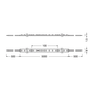 LEDVANCE LED traka toplo bela 70 LED / 1 m - Img 2