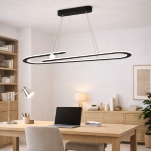 LUNA 265 LUSTER 60W 3000K CRNA - Img 4