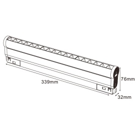 MAGNETIC SVETILJKA LED14-15W 3000K 30° 48V DC CRNA NEW - Img 3