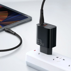 MCDODO CH-0922 SET 33W ZIDNI Punjač USB-C + USB-A + KABL 60W TIP-C, 1.2m - Img 4
