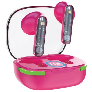 MeanIT Bežične stereo slušalice, Bluetooth V5.3, Crvene - TWS B80 - Img 1