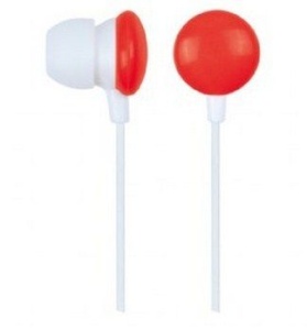 MHP-EP-001-R Gembird MP3 slusalice 3,5mm red - Img 1