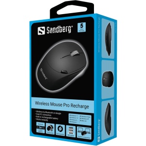 Miš Wireless Sandberg Pro Recharge 631-02 - Img 3