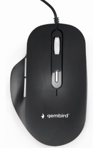 MUS-6B-02 Gembird RGB Opticki mis 1200-3600Dpi 6-button black 122mm USB - Img 2