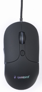 MUS-UL-02 Gembird Opticki mis 800-2400Dpi 6-button black Illuminated 123m - Img 3