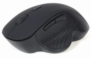 MUSW-6B-02 Gembird Bezicni mis 2,4GHz opticki USB 6-button 800-1600Dpi black 112mm - Img 1