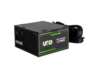 Napajanje U750W 750W UGD Power 12cm FAN, 20+4pin, 4+4pin, 6xSATA, 2xIDE, 4x6+2pin 80Plus, Black - Img 4