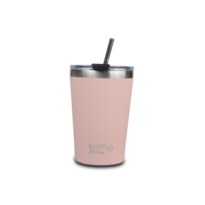 NAVA NV10-262-110 TERMO PUTNA ŠOLJA SA SLAMKOM 450ML ROZA - Img 1