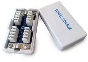 NCA-LSAS6-01 Gembird Cat.6 LAN coupler, LSA (Krone), shielded (silver color) - Img 1