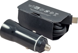 NPA-AC23 ** Gembird QC3.0 PD auto punjac +kabl-C,20W 3.6V-6.5V/2.4A, 6.5V-9V/1.67, 9V-12V/1.3A (287) - Img 1