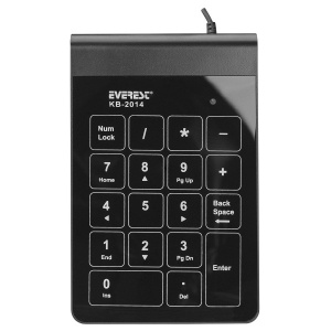 Numerička tastatura Everest KB-2014 USB crna - Img 2