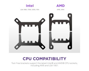 NZXT Kraken Plus 240 RGB V2 vodeno hlađenje crno (RL-KR240-B2)