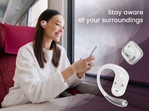 OWS-01-W Gembird bluetooth V5 open-ear slusalice, TWS, white - Img 3