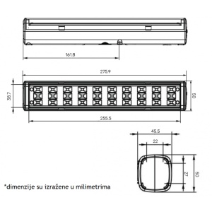 PANIK SVETILJKA 30 LED SMD (LE308) - Img 3