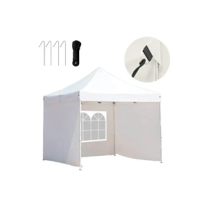Paviljon Sa Mehanizmom 3x3m Beli Tri Stranice Torba - Img 2
