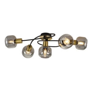 Plafonska lampa FE408-5 BK+SG - Img 3