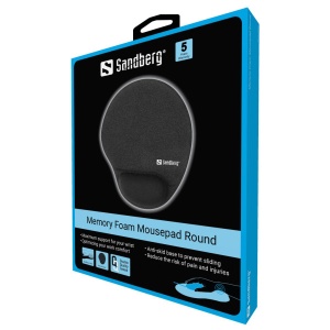 Podloga za miša Sandberg Foam Mousepad Round 520-37 - Img 2