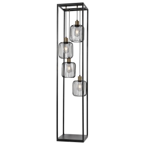 Podna lampa F7044-4F BK+SG - Img 3