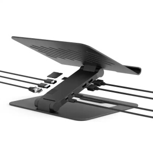 Postolje za Laptop sa docking stanicom Port Designs 2 X 4K USB-C 7 85W - Img 4