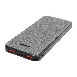 Powerbank S-LINK P108 10000mAh LCD/PD20W/sivi - Img 1