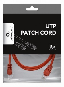 PP12-3M/R Gembird Mrezni kabl, CAT5e UTP Patch cord 3m red A - Img 2