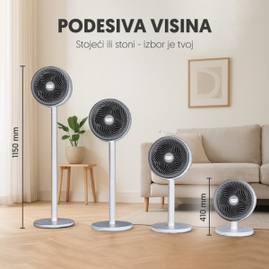 PROSTO stojeći ventilator TURBO, 75W - Img 2