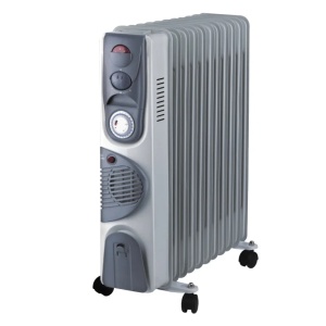 PROSTO uljani radijator 11 rebara sa ventilatorom