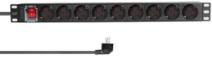 Razvodni PDU panel za rack sa 9 utiènih mesta i osiguracem, kabl 2m (aluminijum) - Img 3